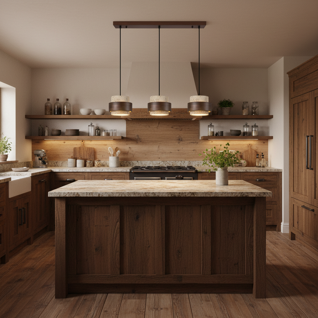 Ciondolo in Pietra Ascendente | Illuminazione a Sospensione 5