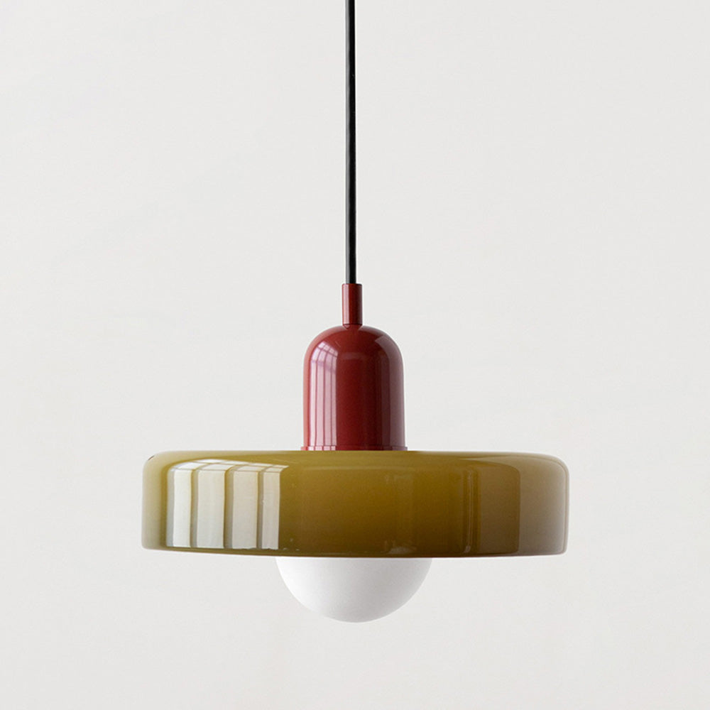 Lampada a Sospensione Bauhaus | Lampadari Moderni in Vetro Colorato 2