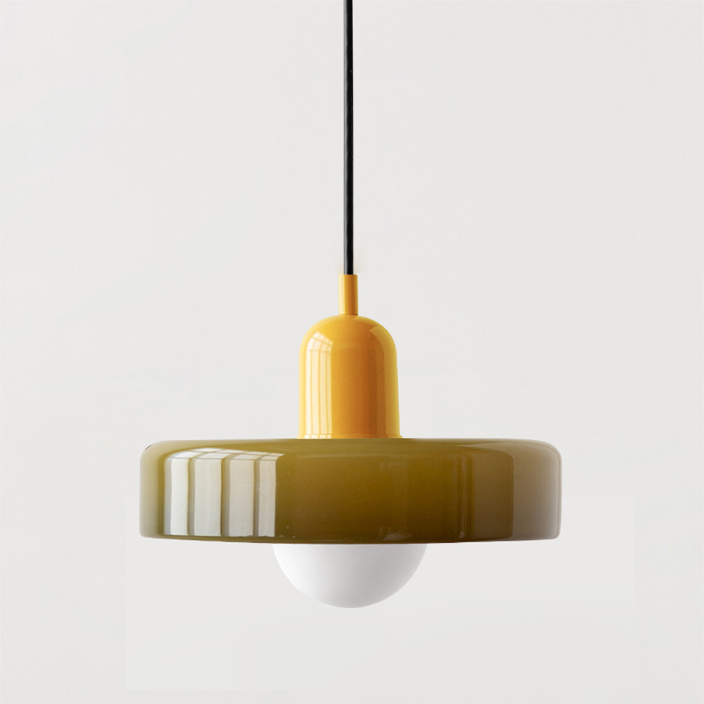Lampada a Sospensione Bauhaus | Lampadari Moderni in Vetro Colorato 22