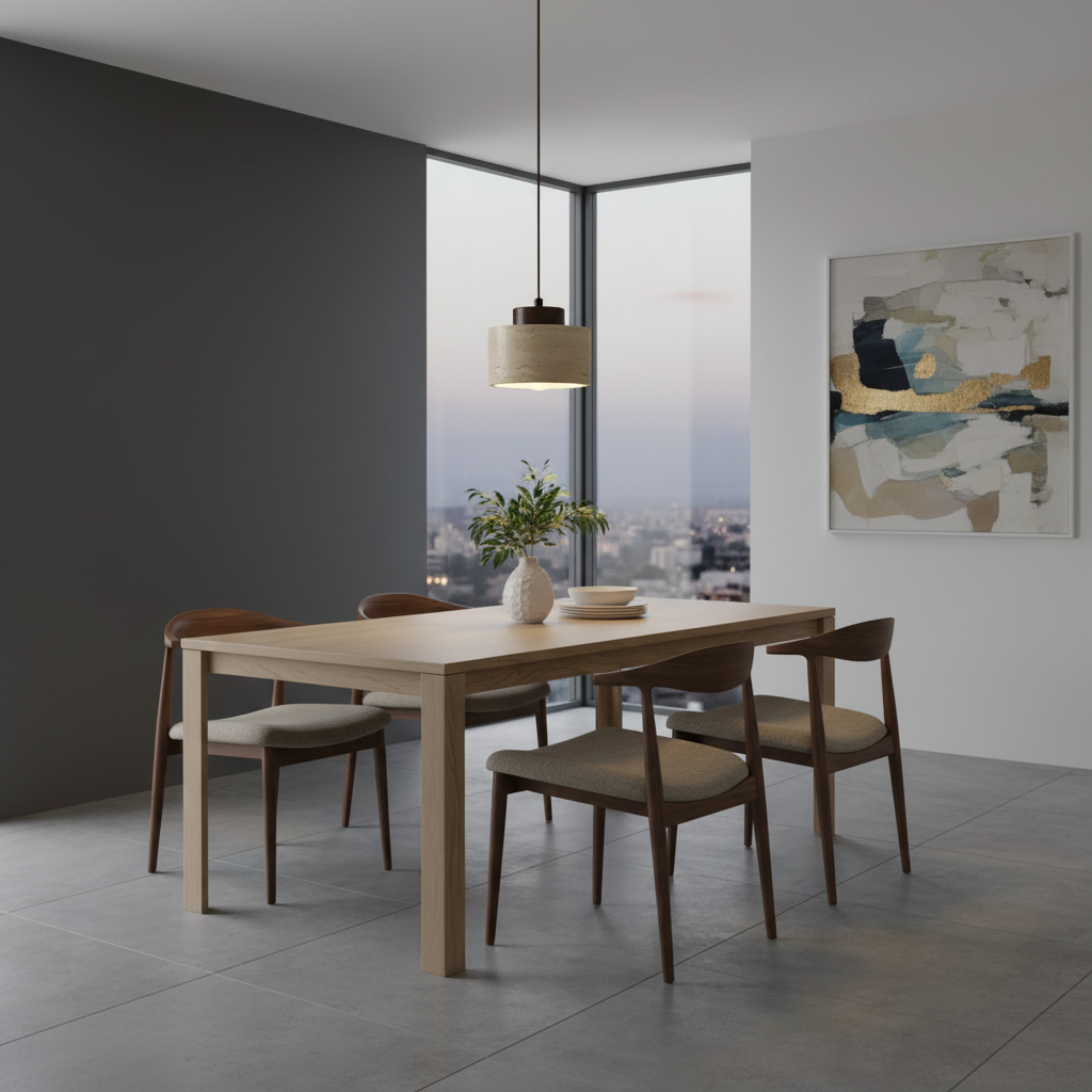 Lampada a Sospensione in Travertino | Illuminazione Moderna 4