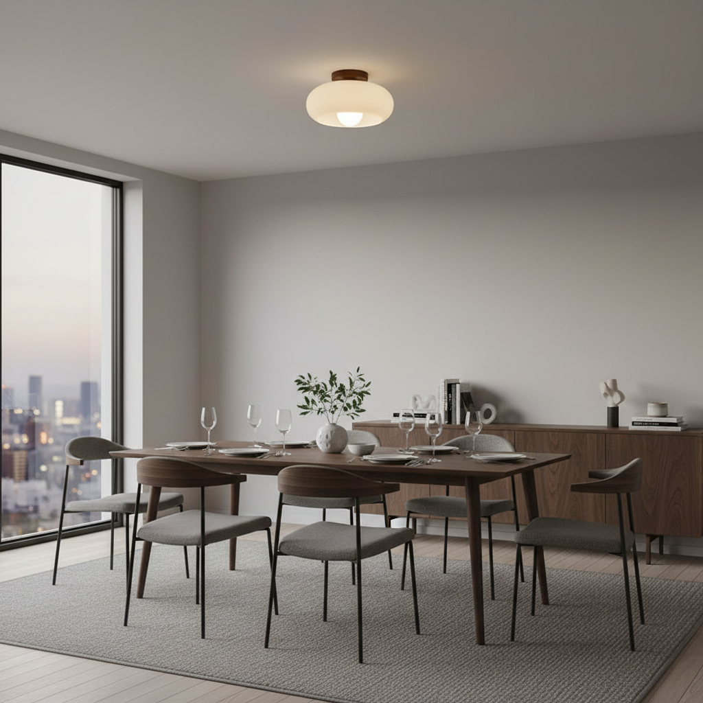 Plafoniera Bauhaus Crema | Plafoniera LED Moderna 2