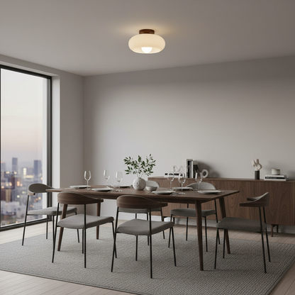 Plafoniera Bauhaus Crema | Plafoniera LED Moderna 2